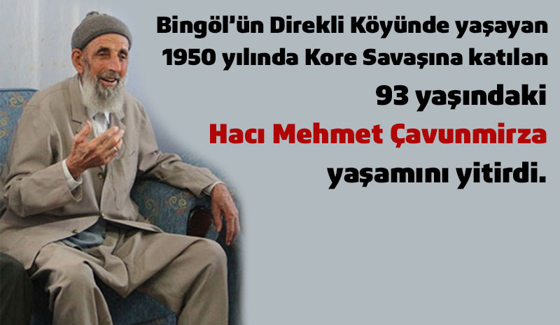 KORE GAZİSİ VEFAT ETTİ