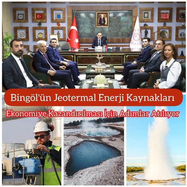 BİNGÖLDE  JEOTERMAL  KAYNAKLARI ` KONUŞULDU