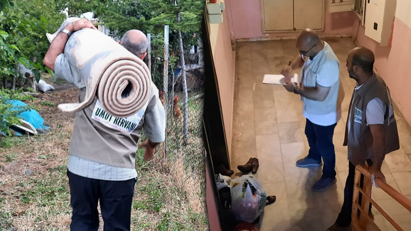 UMUT KERVANI  YARDIMLARINI SÜRDÜRÜYOR