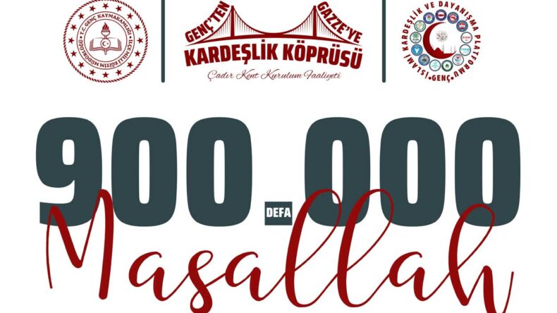 GAZZE`DE KURULACAK ÇADIR KENT İÇİN 900 BİN TL  TOPLANDI