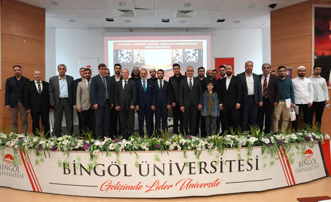 BİNGÖL ÜNİVERSİTESİN`DE KUR`AN KERİM`İ GÜZEL OKUMA YARIŞMASI
