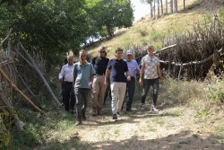 KAYMAKAM GÜZEL SARMAKAYA  KÖYÜNÜ ZİYARET ETTİ
