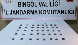 42 ADET SİKKE ELE GEÇİRİLDİ
