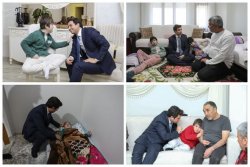 GÜZEL`DEN  3 ARALIK ENGELLİLER GÜNÜN` DE  HANE ZİYARETLERİ