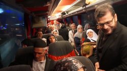HACI ADAYLARI BİNGÖL`DEN DUALARLA UĞURLANDI